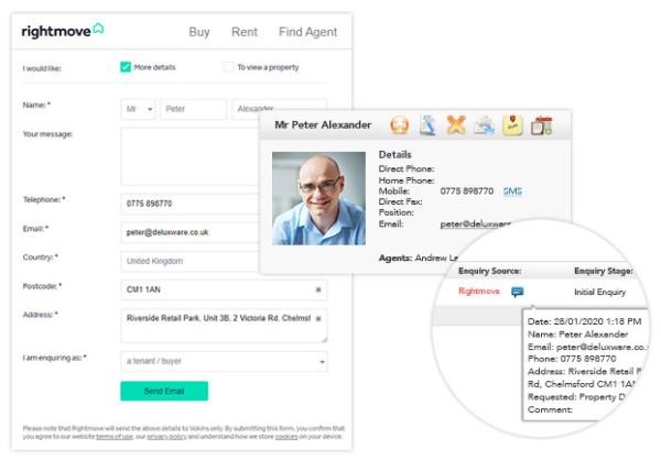 Surga Central now automatically captures enquiries received on Rightmove Commercial